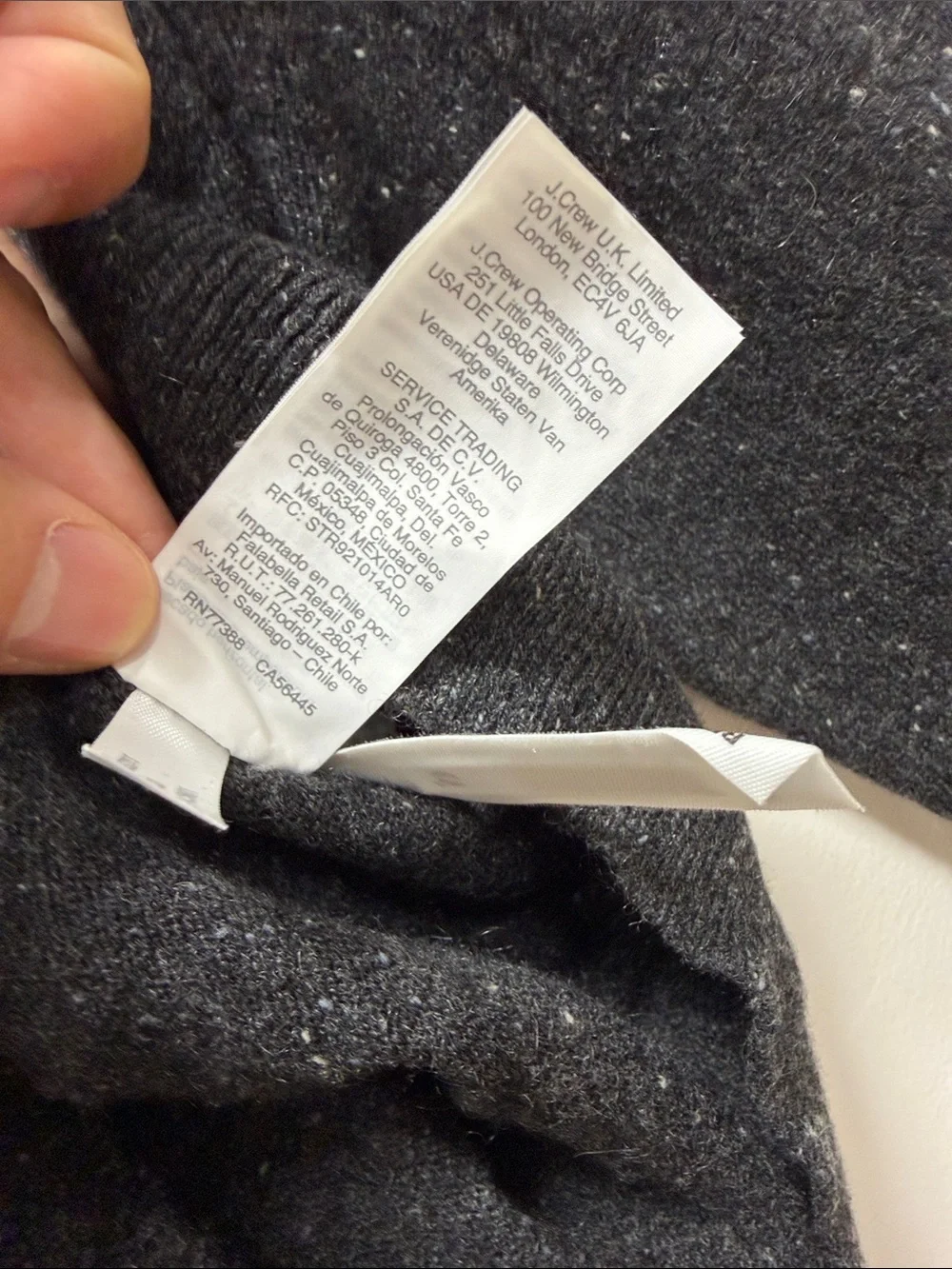 J. Crew Men’s 100% Cashmere Crewneck Sweater